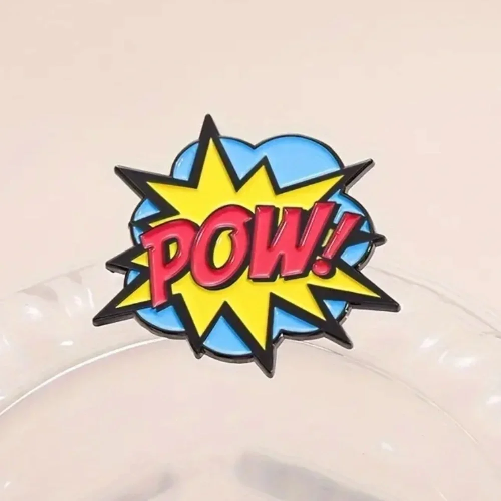 3/$25 “POW!” Cartoon Comic Book Super Hero Pin Classic Batman and Robin